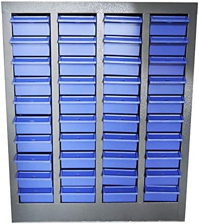TECHTONGDA Bolt and Nut Tool Storage Cabinet 40 Drawers Parts Cabinet Contains Assortment KIT Metal Organization Shelves for Garage, Store, Workshop
