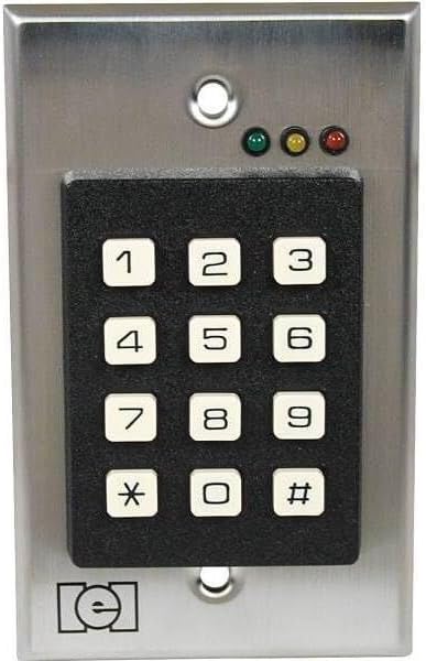 iei 212i indoor flush-mount keypad shown in use