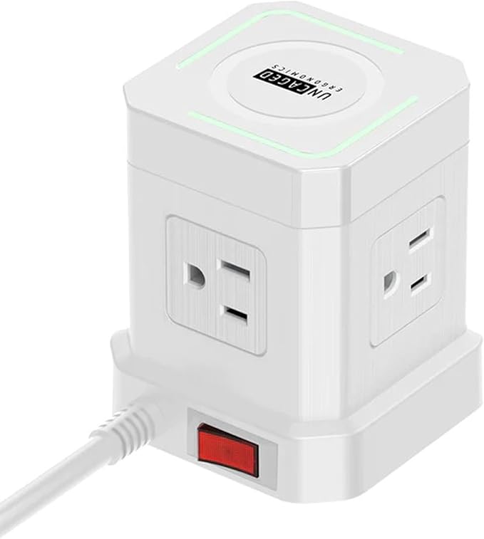 Uncaged Ergonomics Wireless Cube Charger & Power Strip