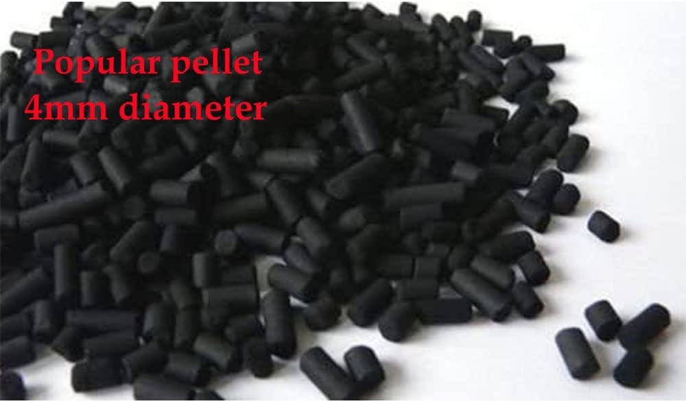 6 lbs Carbon Charcoal Filter Media Pellets in 6 Mesh Bags for Aquarium Fish T...