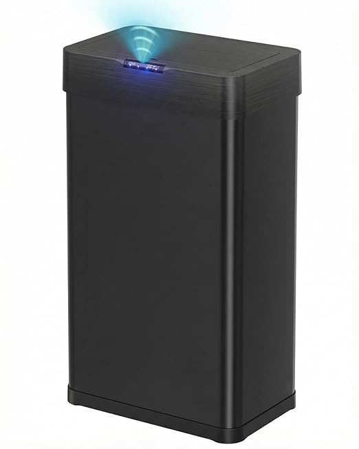 TLSUNNY 16 Gallon Motion Sensor Trash Can, Touchless Automatic Garbage Can