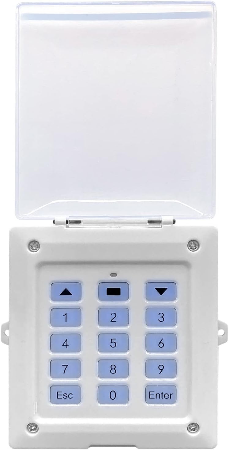 blütezeit wireless keypad digital access system, automatic security shown in use