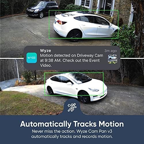 WYZE Cam Pan v3 Indoor/Outdoor IP65-Rated 1080p Pan/Tilt/Zoom Wi-Fi Smart Home