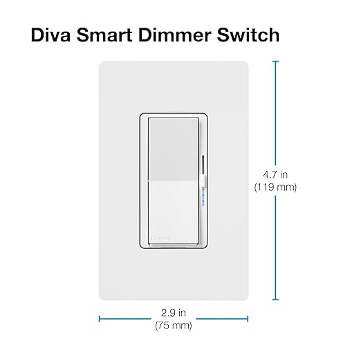 Lutron Diva Smart Dimmer Light Switch
