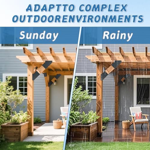 4 Pcs 4"x 4" Pergola Brackets (Actual 3.6‘’x3.6‘’)
