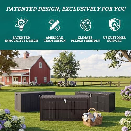 YITAHOME 110 Gallon Outdoor Deck Box
