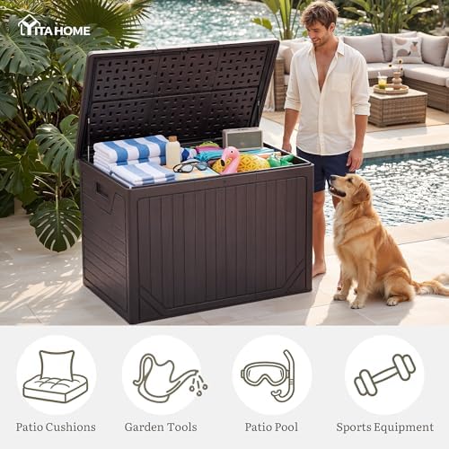 YITAHOME 230 Gallon Extra Large Outdoor Storage Box