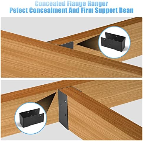 16 Pcs of 2"x4" Concealed Joist Hangers for Outdoor