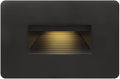 Hinkley Luna Horizontal 12V LED Outdoor Landscape Step Light, Satin Black