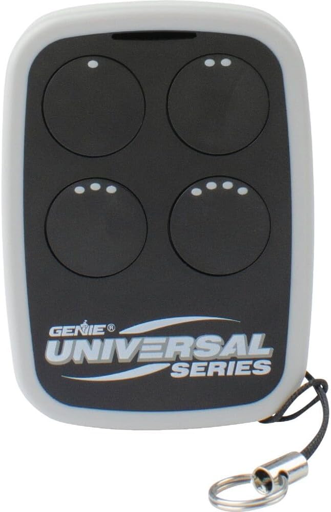 genie 40658r universal 4-button garage door opener remote, package contents