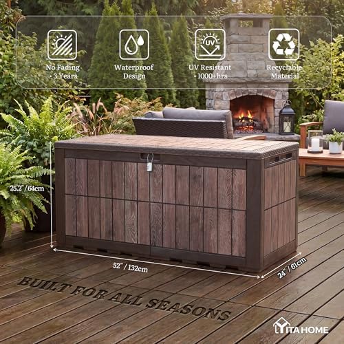 YITAHOME 134 Gallon Large Deck Box