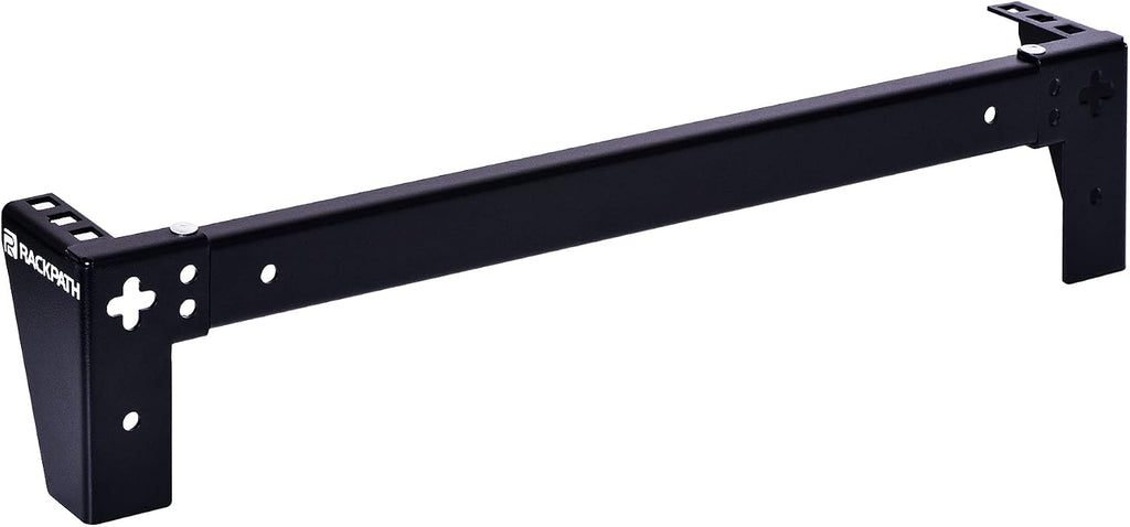 rackpath 1u vertical wall mount rack - heavy, side view