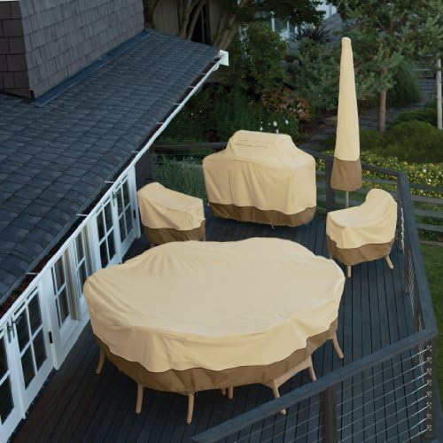 Classic Accessories Veranda Water-Resistant 12 Foot Log Rack Cover, Outdoor Patio Cover