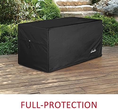 Deck Box Cover, Waterproof 600D Oxford, 52 x 27 x 27 in