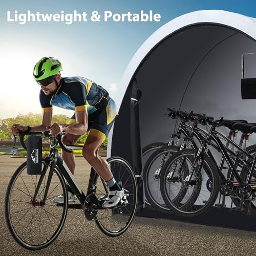 Bike Storage Tent Rain Fly Waterproof Sun Protection Portable