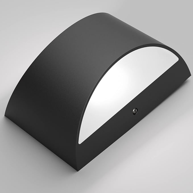 Aipsun Indoor Black Modern LED Wall Sconce Interior Wall Lights Set of 2