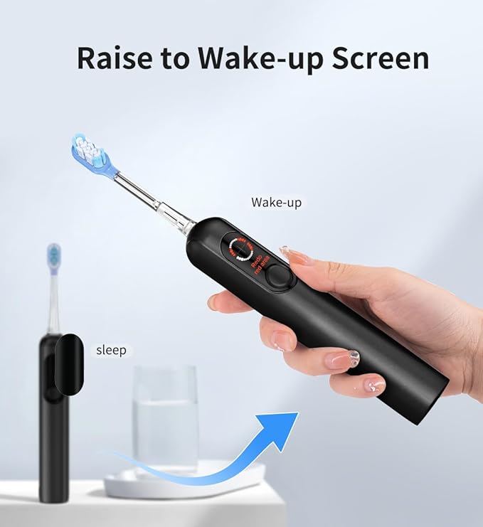 lunakind Sonic Toothbrush with Travel Case, Electric Toothbrush, AI Smart