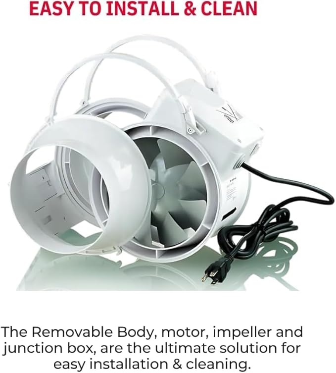 VENTS-US TT 200-8 inch Inline Fan