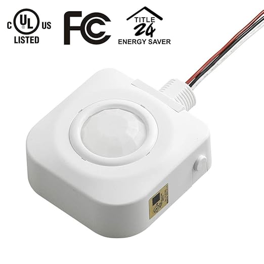 ECOELER High-Bay Occupancy Sensor Switch, 360° Passive Infrared PIR Ceiling (10 Pack)