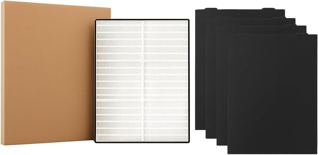 Nispira True HEPA Filter with 4 Pre-Carbon Filters Compatible with Whirlpool