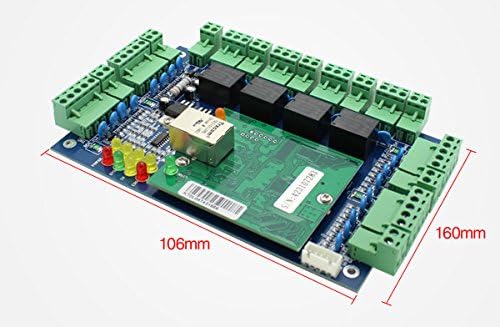 MENGQI-CONTROL Professional 4 Doors TCP/IP Network Wiegand 26/34 bit Access Control Board Panel Access Controller