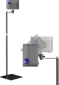 suptek Projector Stand Against Wall Hidden Stand, 360°Swivel, Height Adjustable