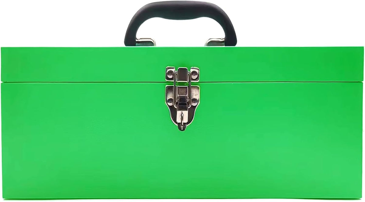 Large Tool Box Organizer Took Box Fishing Tackle Box Small Metal Toolbox Organizer 16 Inch Tool Box With Metal Latch and Handle for Household Warehouse Tools Storage
