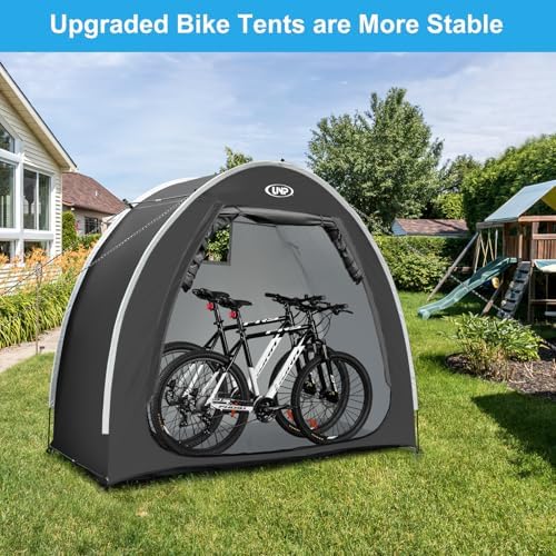 UNP Bike Storage Shed Tent, Waterproof Bike Storage Tent for 1/2/3/4 Bikes