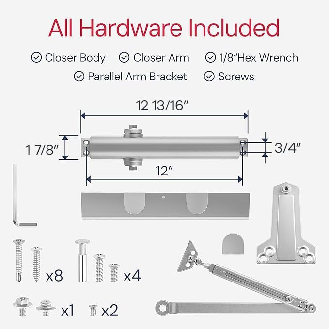 Lawrence Heavy Duty Door Closer Commercial Grade 1