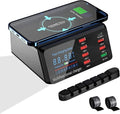 USB Charger Hub ASOMETECH 100W 8-Port Desktop Multiple USB Charging Station