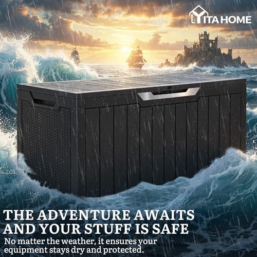 YITAHOME 100 Gallon Large Outdoor Storage Box
