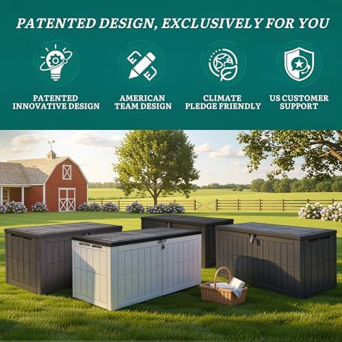 YITAHOME 134 Gallon Large Deck Box