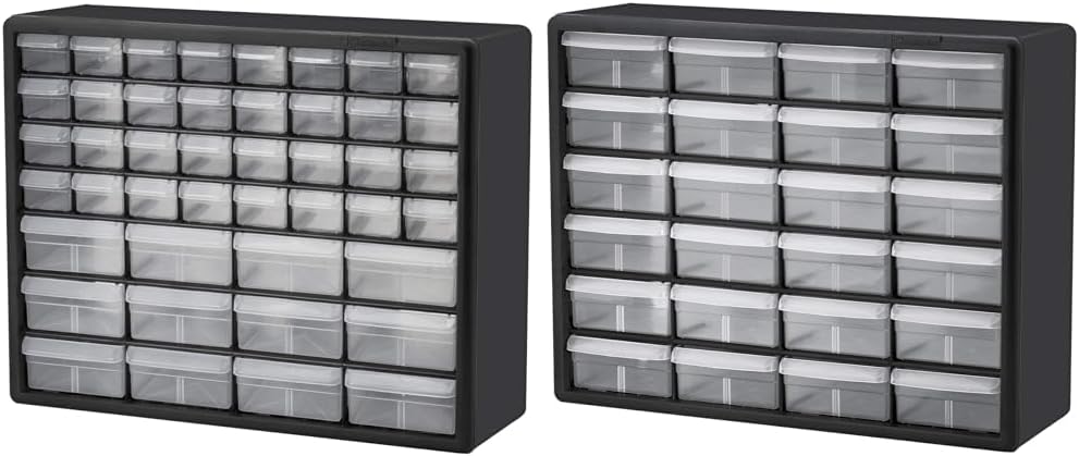 Akro-Mils Craft Storage Cabinets Bundle - 44 & 24 Drawer Organizers
