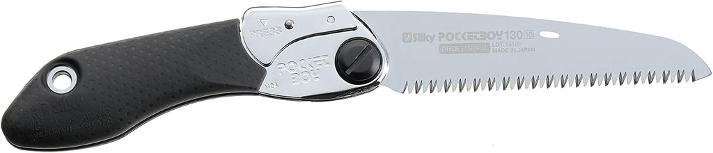 Silky Professional Series PocketBoy Folding Saw 130mm Medium Teeth (340-13) | 8.5 teeth per inch (10 teeth per 30mm), Cut capacity 2.6 inches