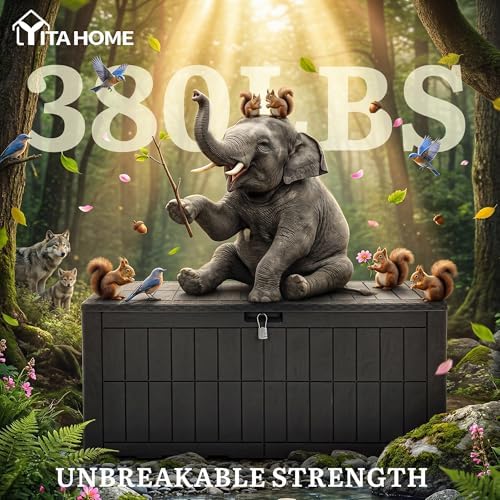 YITAHOME 110 Gallon Outdoor Deck Box