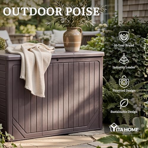YITAHOME 230 Gallon Extra Large Outdoor Storage Box