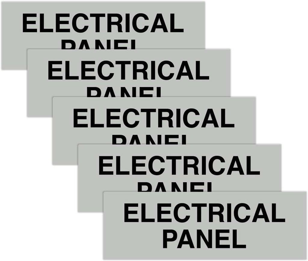 All Quality Basic Electrical Panel Sign (5 Pack)
