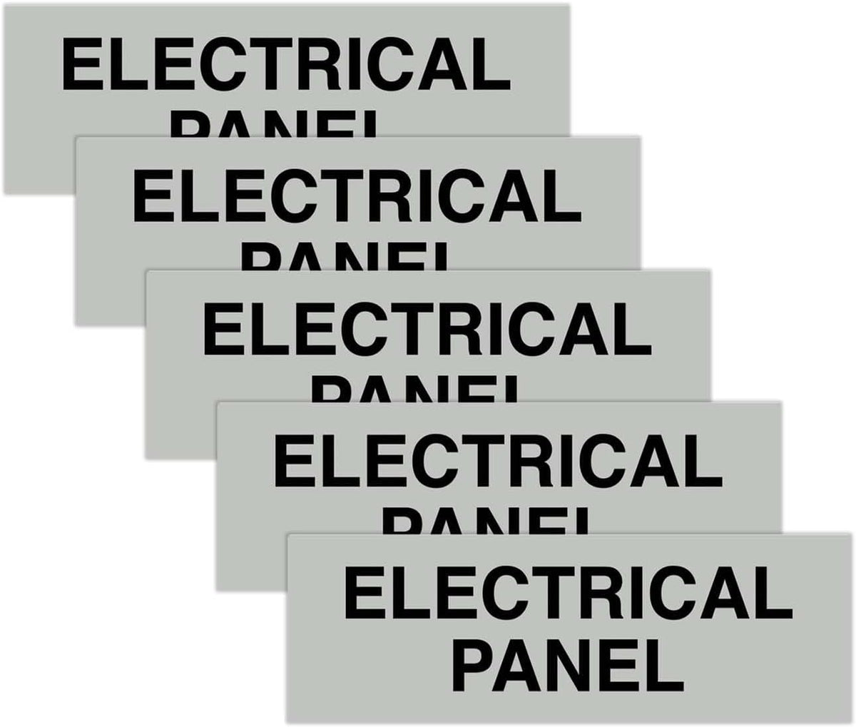 All Quality Basic Electrical Panel Sign (5 Pack)