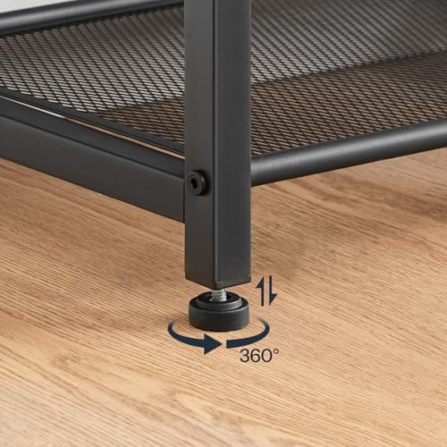 HOOBRO Small Shoe Bench, 3-Tier Shoe Rack, Shoe Storage Bench