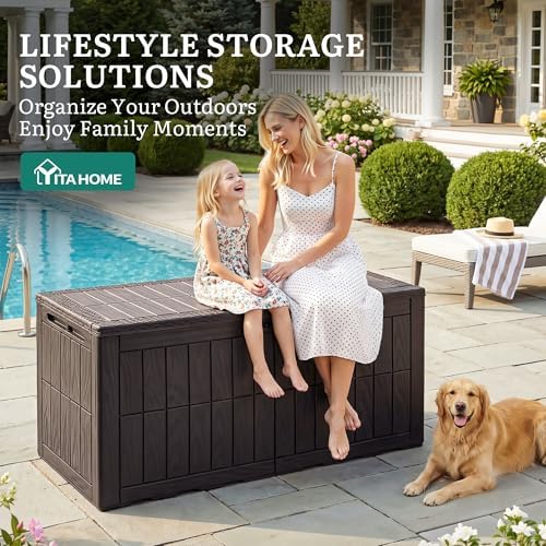 YITAHOME 110 Gallon Outdoor Deck Box