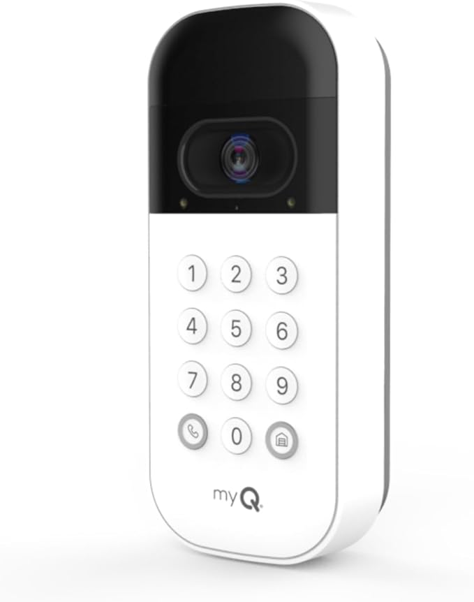 myQ Smart Garage Door Video Keypad
