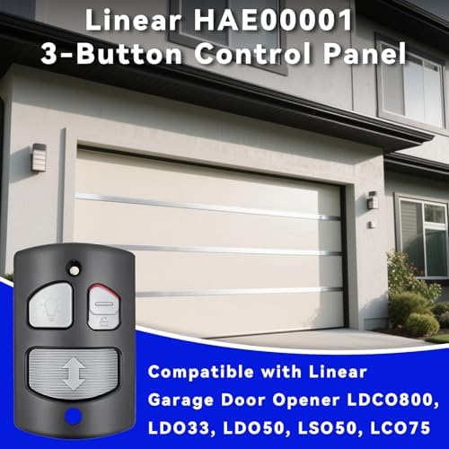 4 Pack Wall Mount Garage Door Opener for Linear Garage Door Opener Deluxe Wall Console Panel HAE00003 Compatible with Linear Garage Door Wall Opener LSO LDO LCO