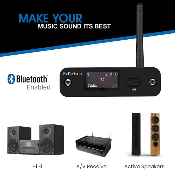 B2 LDAC/aptX HD Bluetooth 5.1 Hi-Fi Audio Receiver