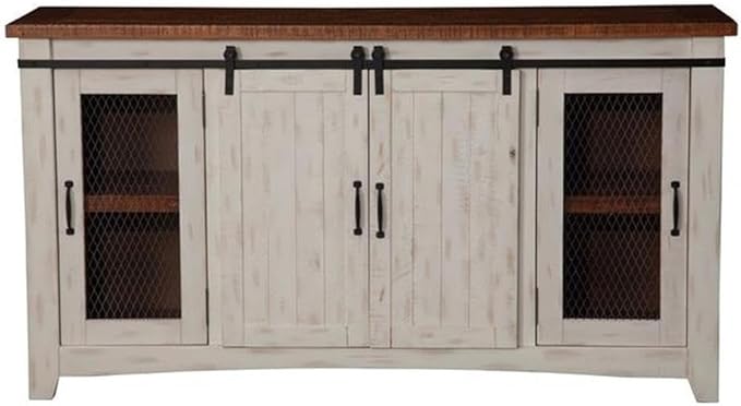 Martin Svensson Home Rustic 65” Solid Wood TV Stand