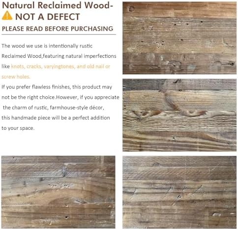 HOKYHOKY Reclaimed Solid Wood Bench-43.3" Entryway Bench with Storage Shelf