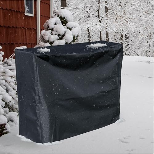 Sunnydaze 2-Foot Firewood Log Rack Cover, Black
