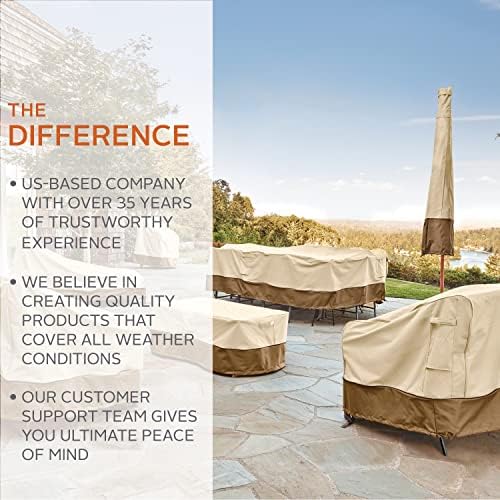 Classic Accessories Veranda Water-Resistant 12 Foot Log Rack Cover, Outdoor Patio Cover