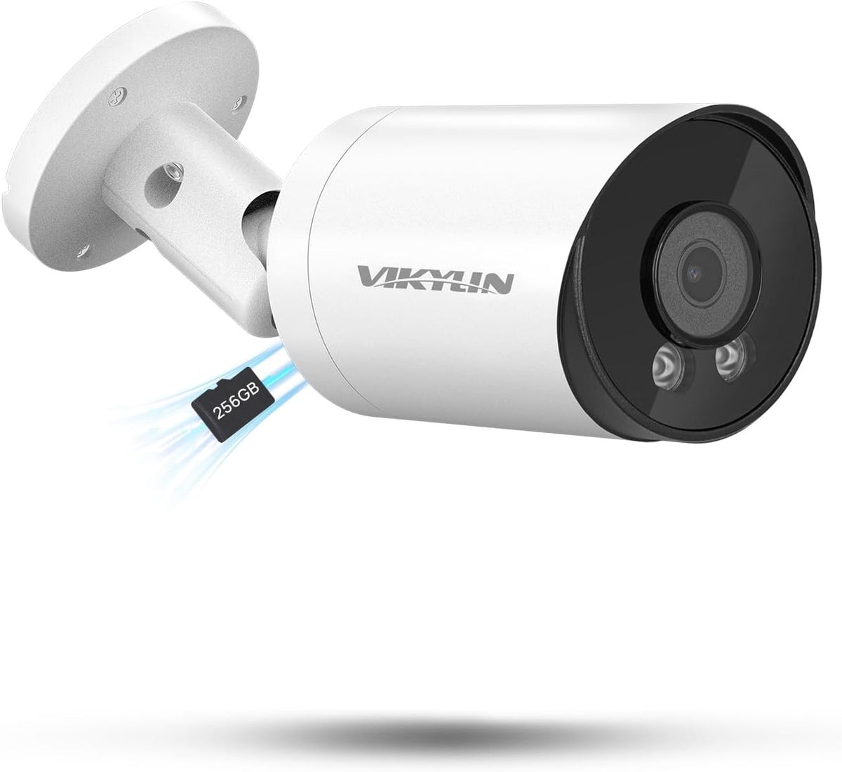 VIKYLIN 4K 8MP Starlight PoE IP Camera Outdoor with 98ft IR Night Vision