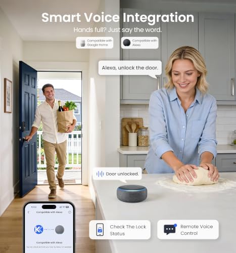 Veise VE027 WiFi Smart Lock Fingerprint Keyless Entry Deadbolt Matte Black