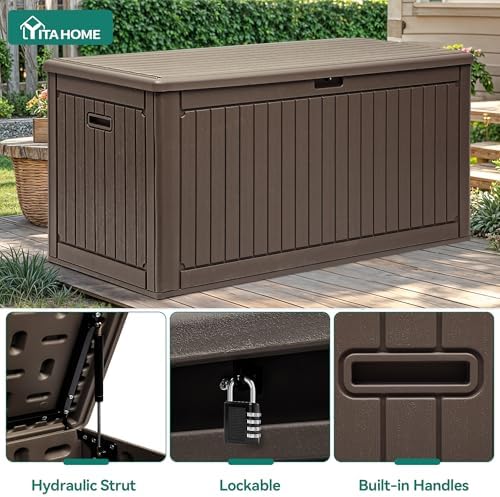 YITAHOME 320 Gallon Extra Large Deck Box